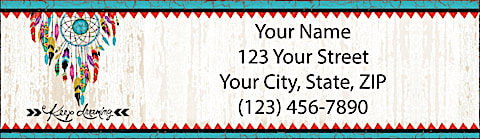 Dreamcatchers Return Address Label