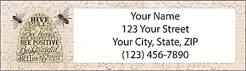 Bee as Sweet as Honey Return Address Label