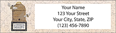 Bee as Sweet as Honey Return Address Label