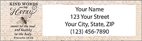 Bee as Sweet as Honey Return Address Label