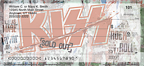 KISS Personal Check Designs