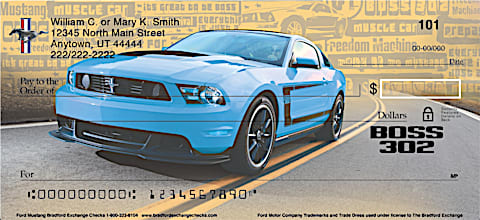 Ford Mustang Personal Checks
