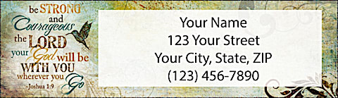 Promises from God Return Address Label