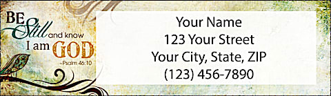 Promises from God Return Address Label