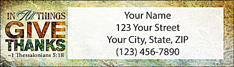 Promises from God Return Address Label