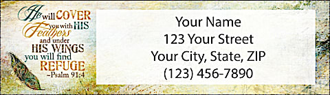 Promises from God Return Address Label