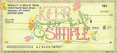 Make Today Awesome Personal Checks