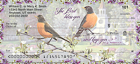 On the Wings of Faith Personal Checks