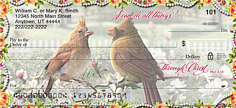 On the Wings of Faith Personal Checks