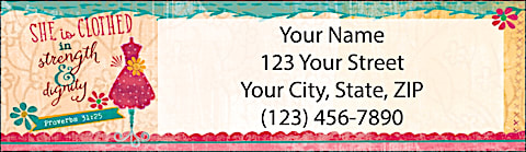 Walk by Faith Return Address Label