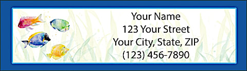 Fish Return Address Label