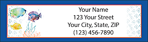 Fish Return Address Label