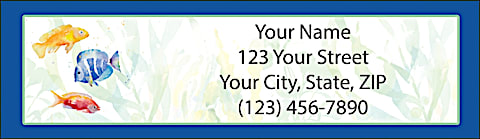 Fish Return Address Label