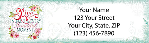 Beautiful Moments Return Address Label