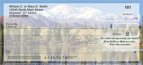 Mountains Personal Checks