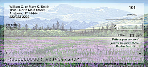 Mountains Personal Checks