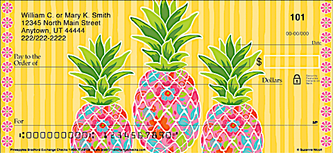 Pineapples Personal Checks
