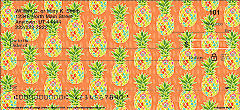 Pineapples Personal Checks