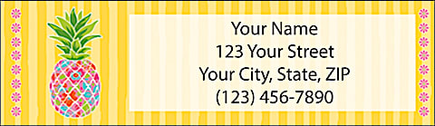 Pineapples Address Label