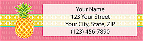 Pineapples Address Label