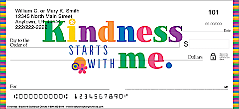 Kindness Personal Checks