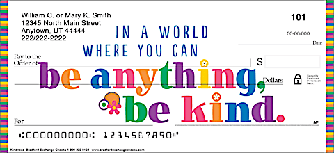 Kindness Personal Checks