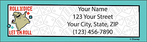 Disney's Tim Burton's The Nightmare Before Christmas Creepy Cute Address Label