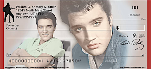 Burning Love Personal Checks