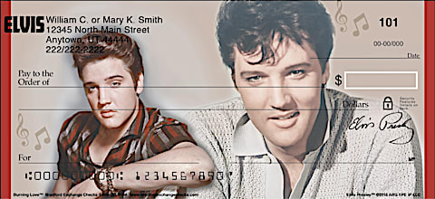 Burning Love Personal Checks