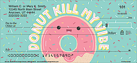 Donuts Personal Checks