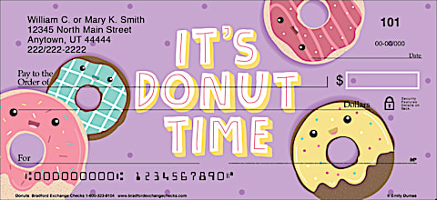 Donuts Personal Checks