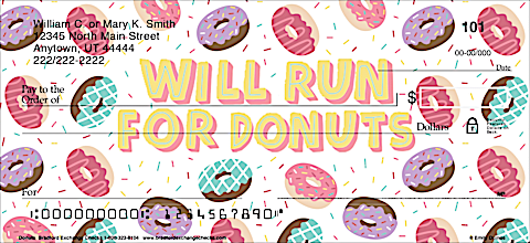 Donuts Personal Checks