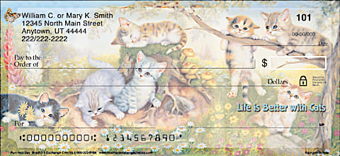 Purr-fect Day Personal Checks