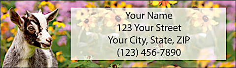 Goats Return Address Label