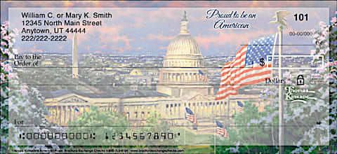 Thomas Kinkade's American Pride Personal Checks