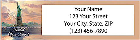 Thomas Kinkade's American Pride Address Labels