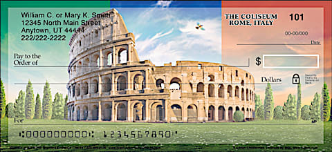 Wonders of the World Personal Checks