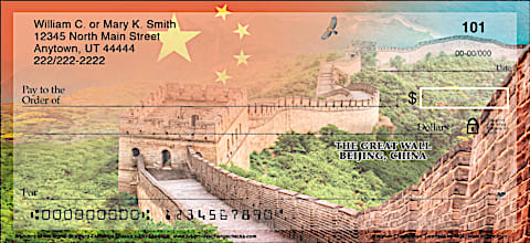 Wonders of the World Personal Checks