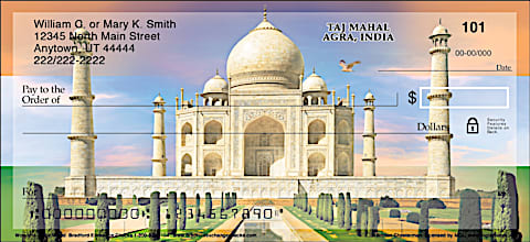 Wonders of the World Personal Checks