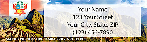 Wonders of the World Address Labels