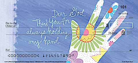 Love Letters To God Personal Checks