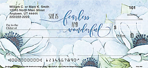 She Believed She Could So She Did Personal Checks