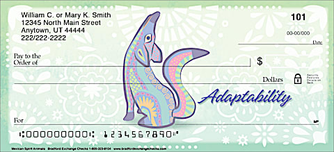 Mexican Spirit Animals Personal Checks