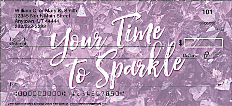 Sparkle & Shine Personal Checks