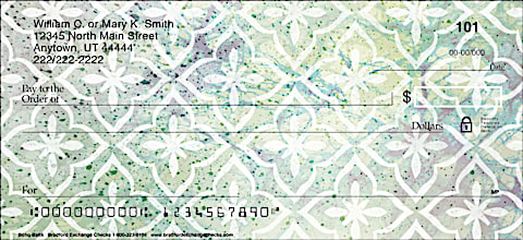 Boho Batik Personal Checks