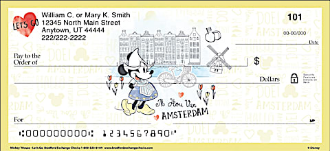 Disney's Mickey Mouse - Lets Go Personal Checks