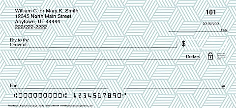 Tessellations Personal Checks