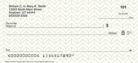 Tessellations Personal Checks