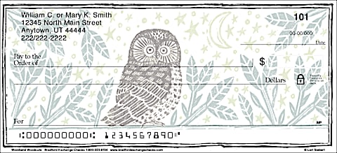 Woodland Woodcuts Personal Checks
