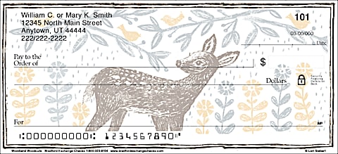 Woodland Woodcuts Personal Checks